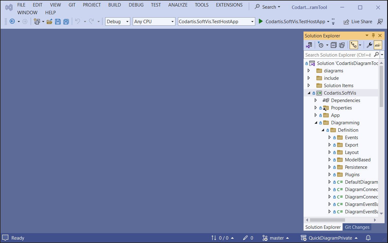 Codartis Diagram Tool in Visual Studio animation